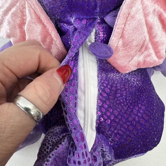 Scentsy Buddy Snap Dragon Purple Aromatherapy Plush Disney Minnie Love Scent Pak - Picture 13 of 16